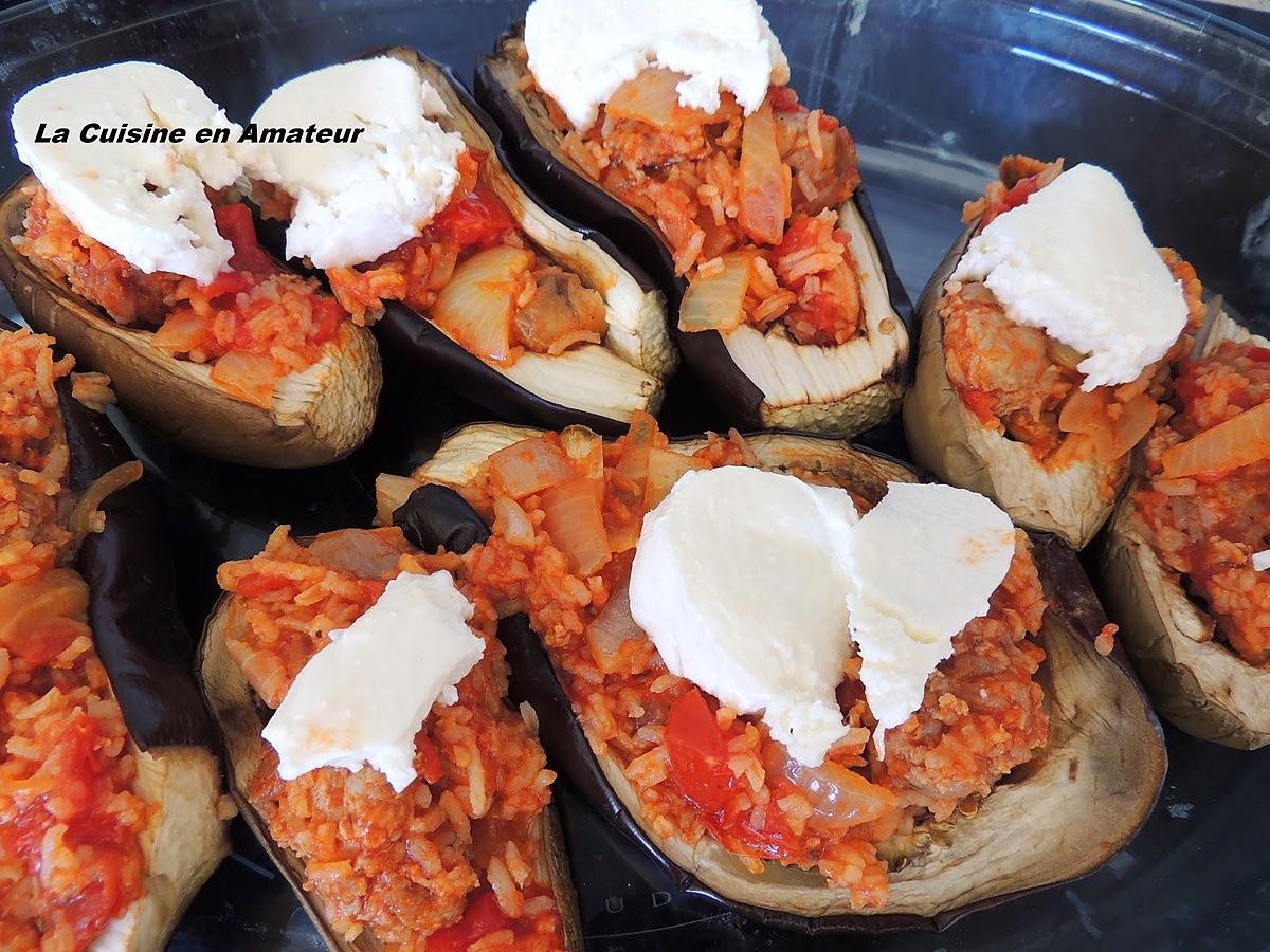 recette Aubergines farcies