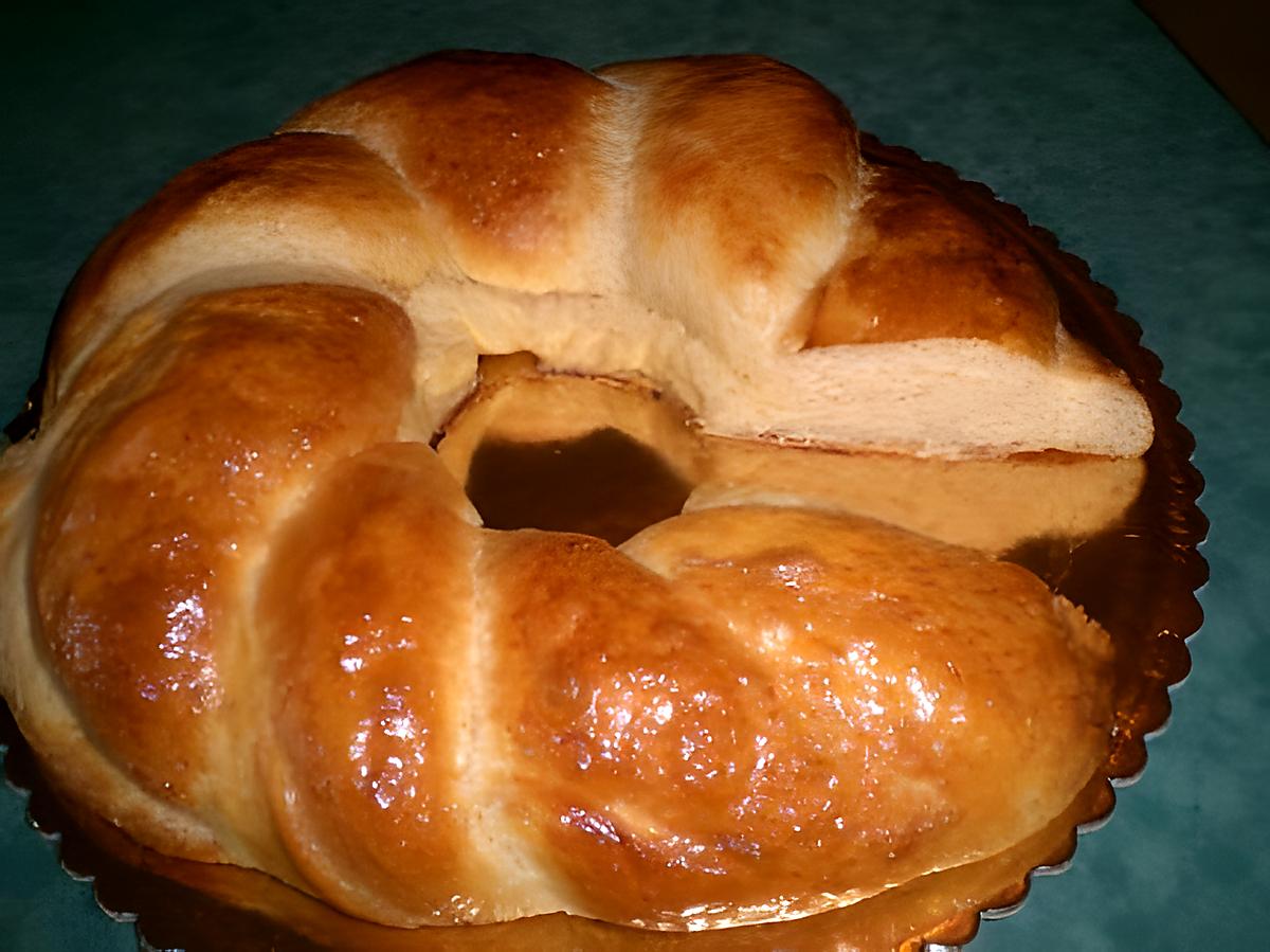 recette BRIOCHE EN TORSADE