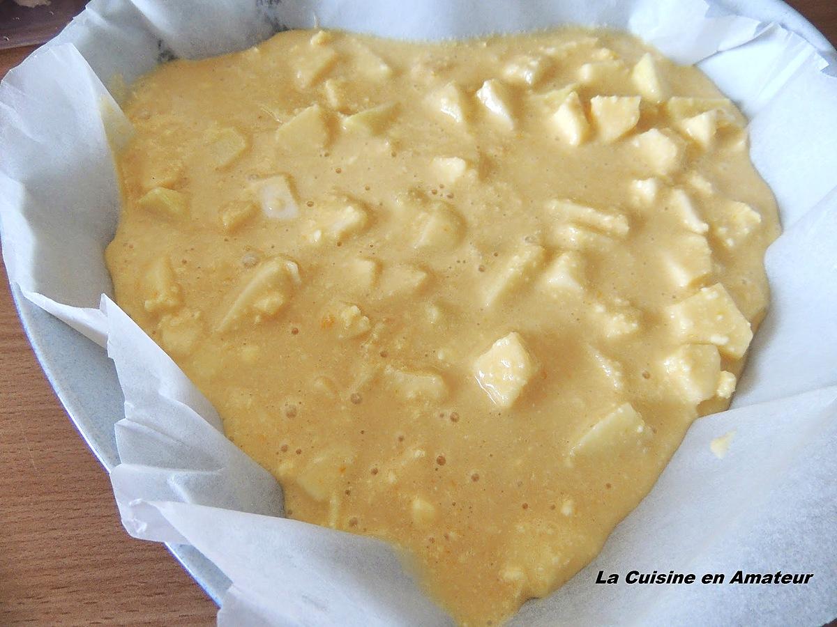 recette Gâteau madeleine aux pommes