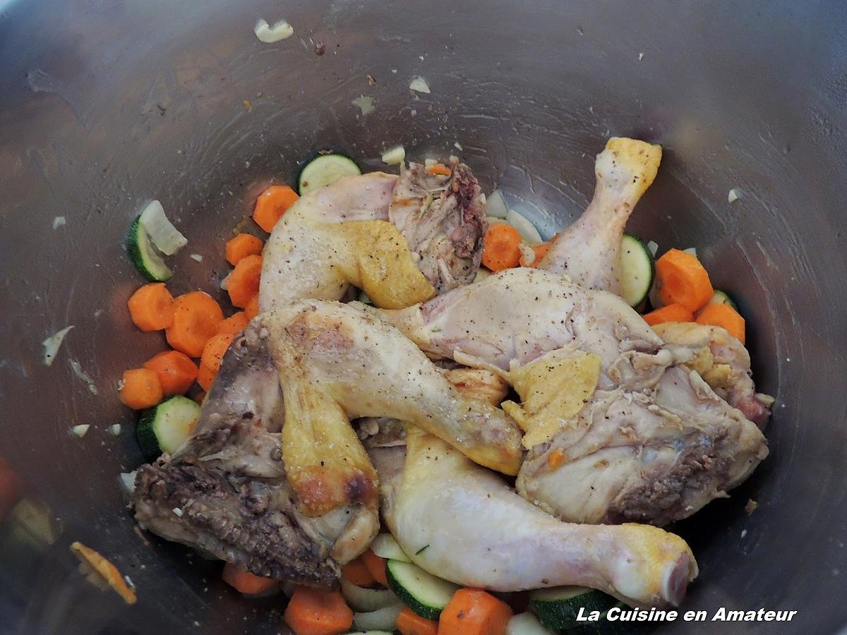 recette Soupe de poulet à l'orge et légumes de les Mille et un délices de  Lexibule