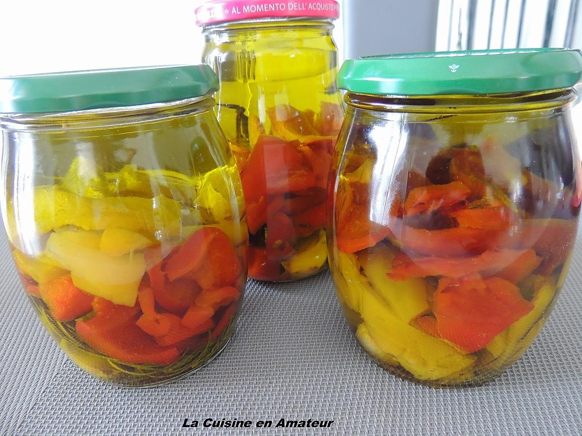 recette Les poivrons marinés de "Notre Amour de Cuisine" version n°2