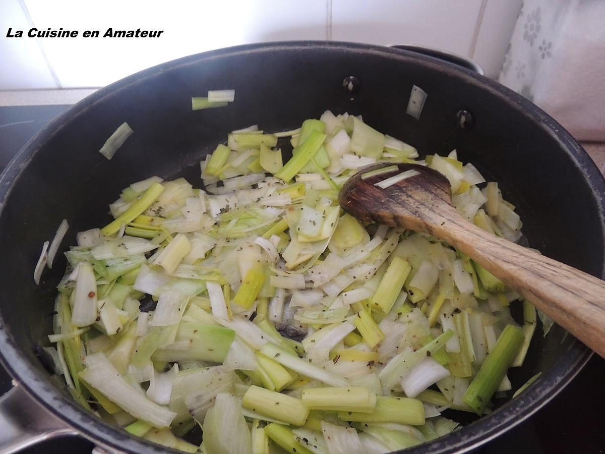 recette Feuilleté de poireaux et jambon cru