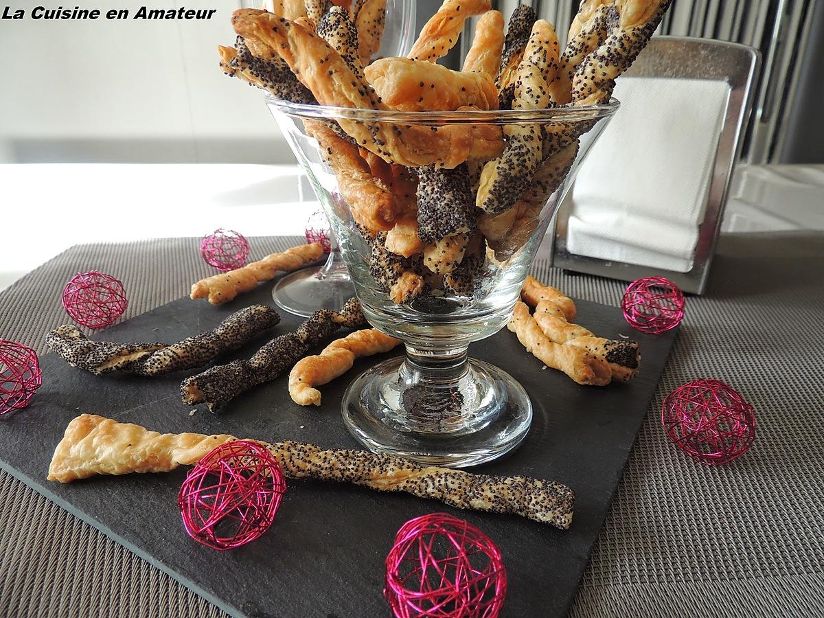 recette Gressins aux graines de pavot