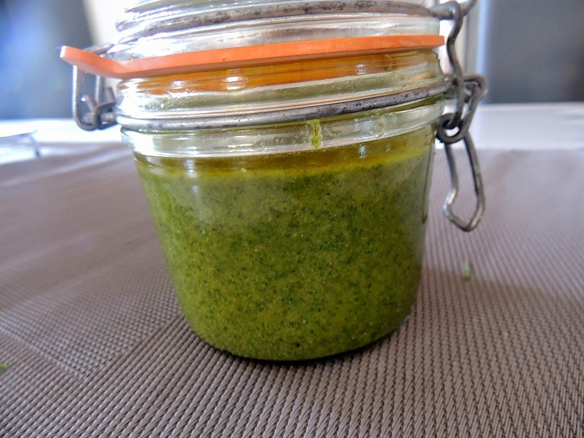 recette Pesto aux fanes de carottes