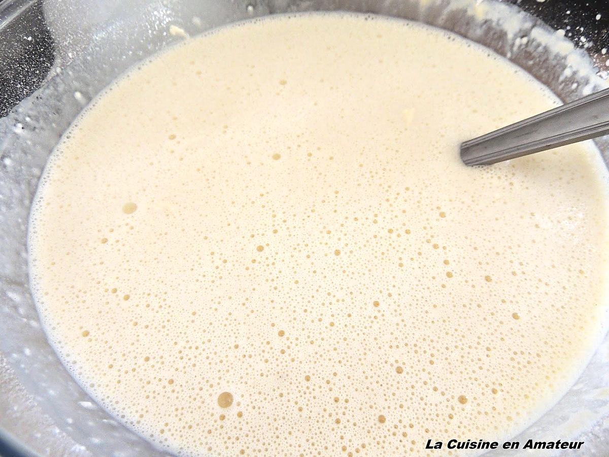 recette Corolles de crêpes garnies avec des boules de glace, chantilly et coulis de chocolat