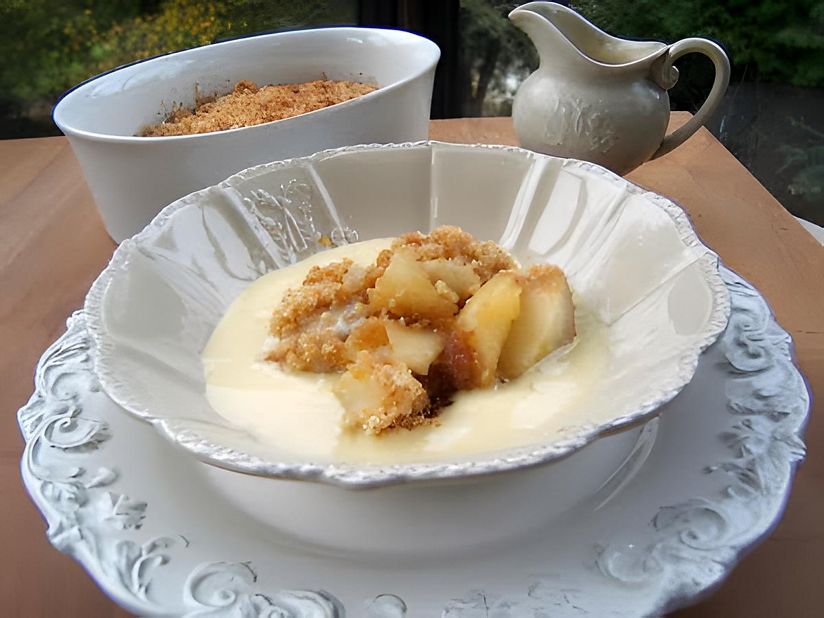 recette Crumble italo-chic