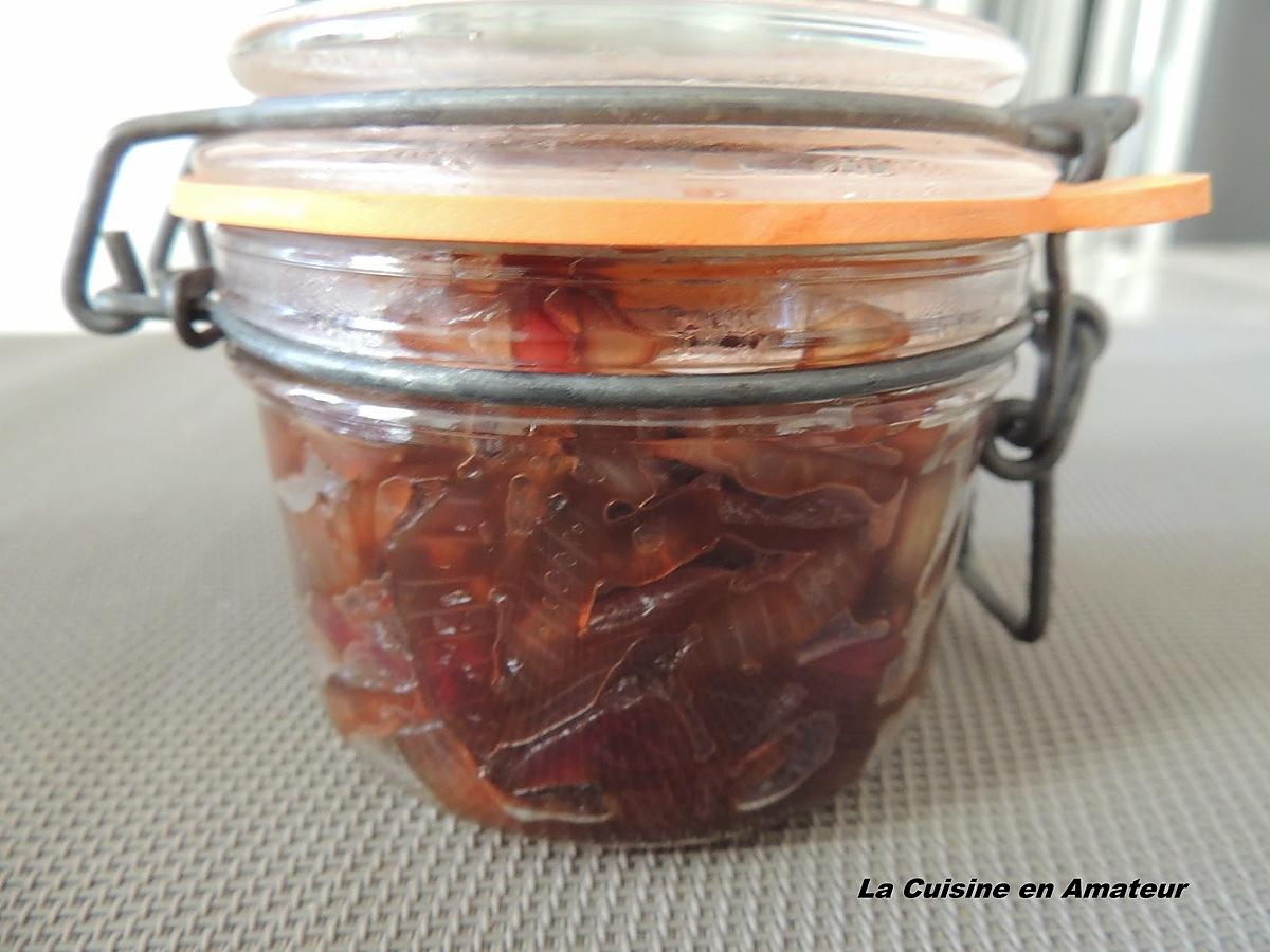 recette Confit d'oignons au miel