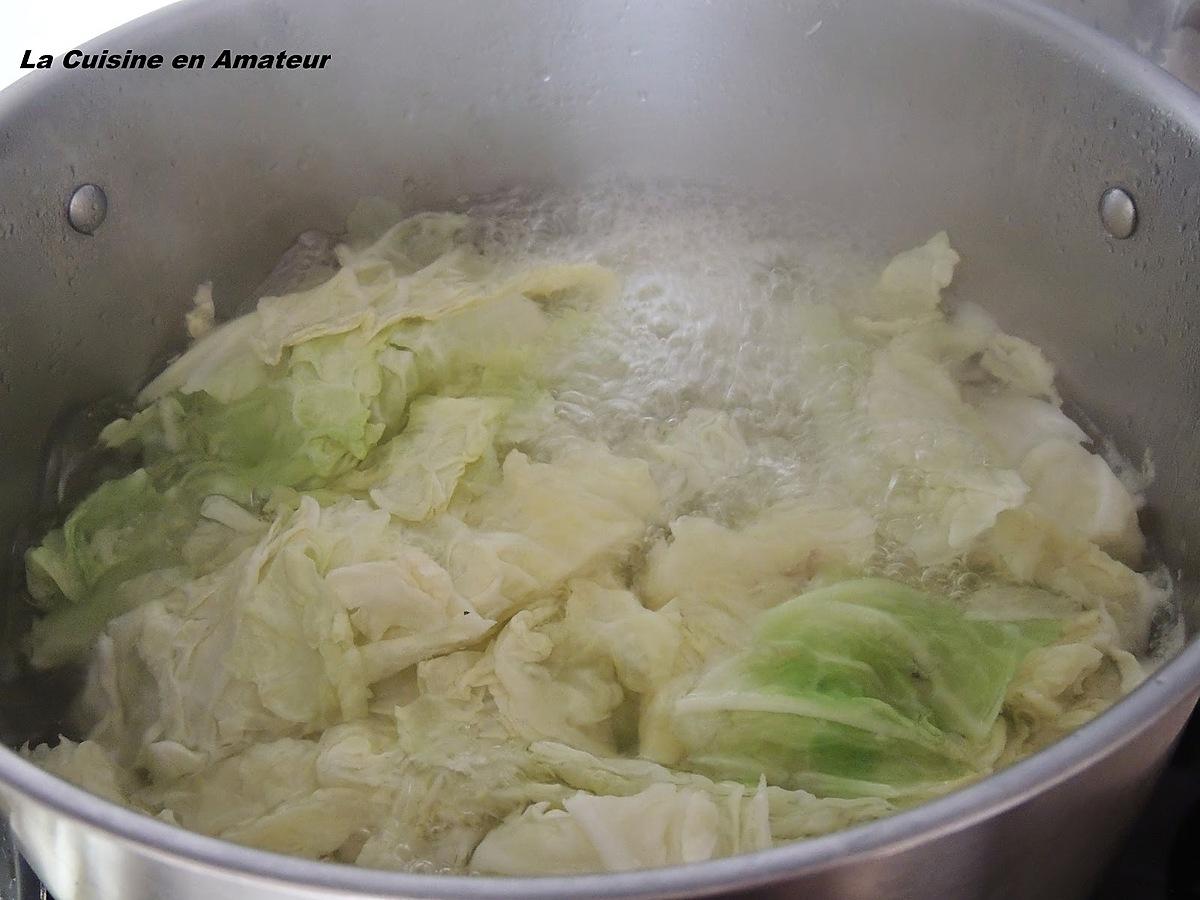 recette Pain au chou vert et lard