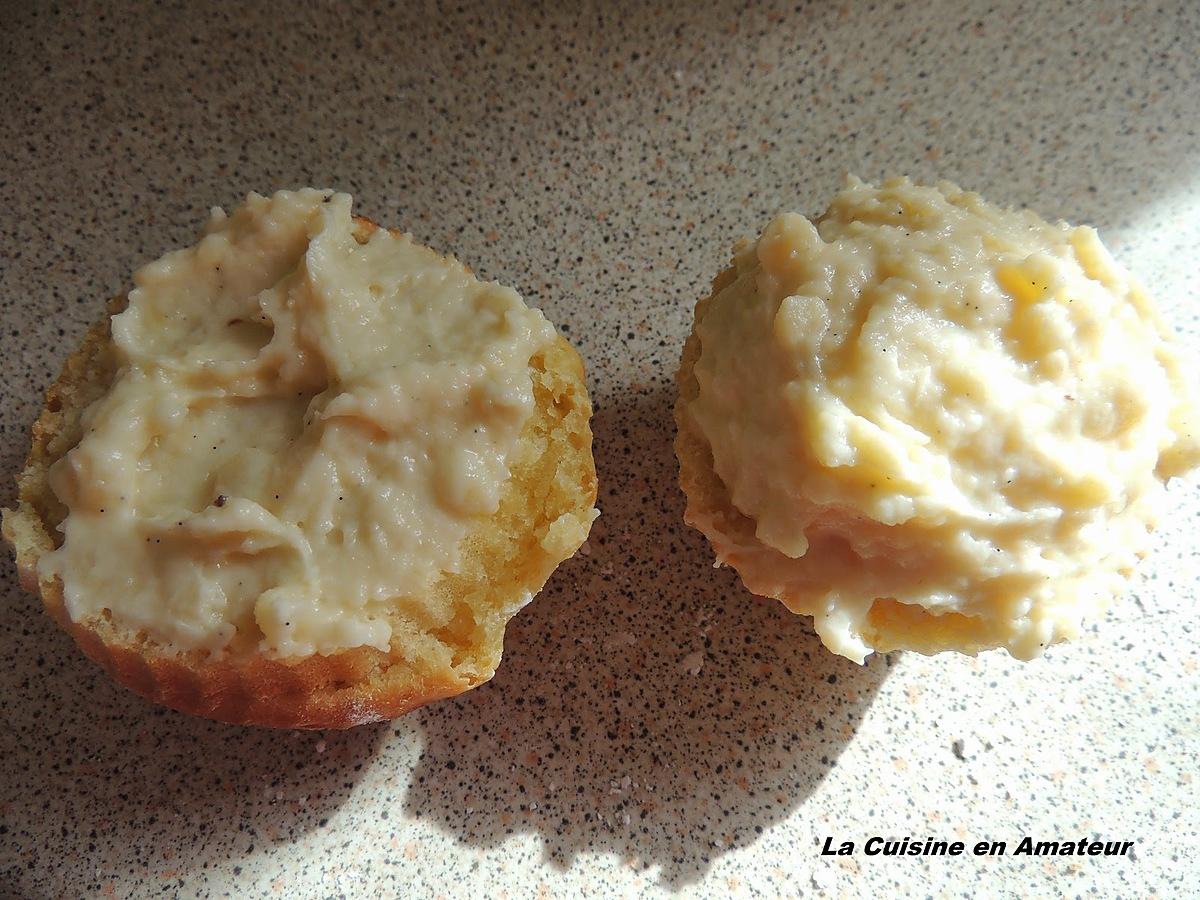 recette Petite brioche (sans pétrissage) garnie d'une crème mousseline