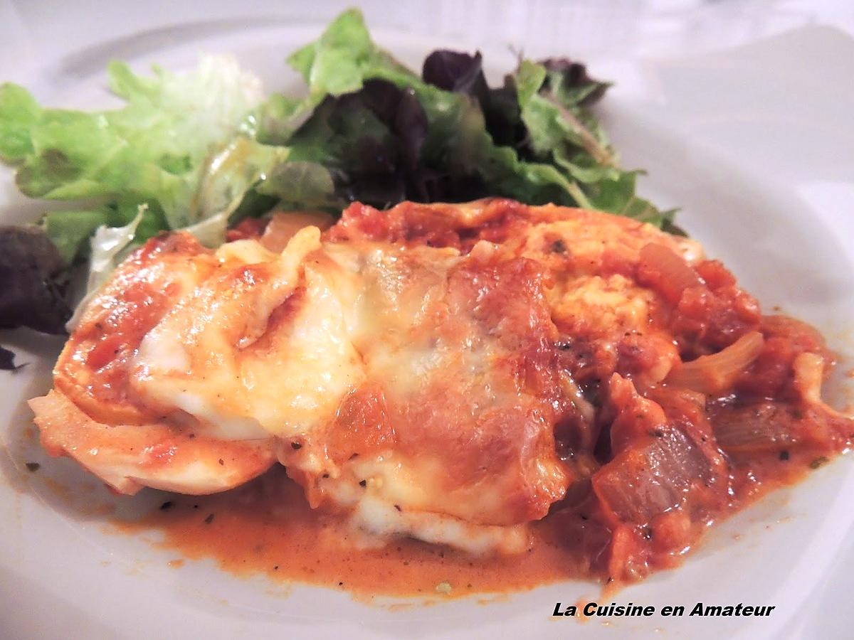 recette Oeufs durs en sauce tomate et gratinés d' Italmo