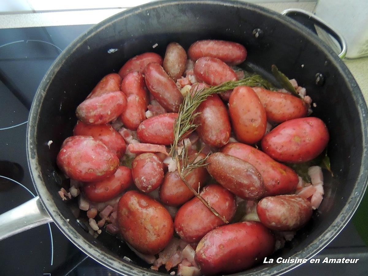 recette Cocotte de pommes de terre & lardon de Jeanmerode