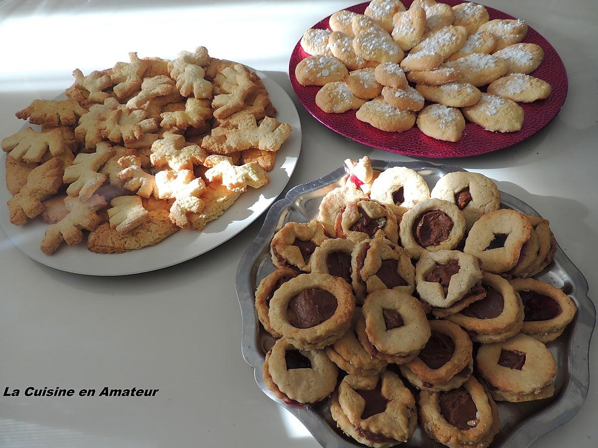 recette Sablé chocolat et sablé confiture géranium et framboises