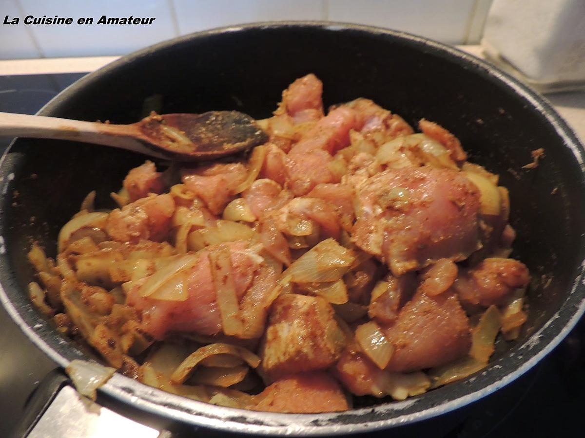 recette Escalope de poulet au cari