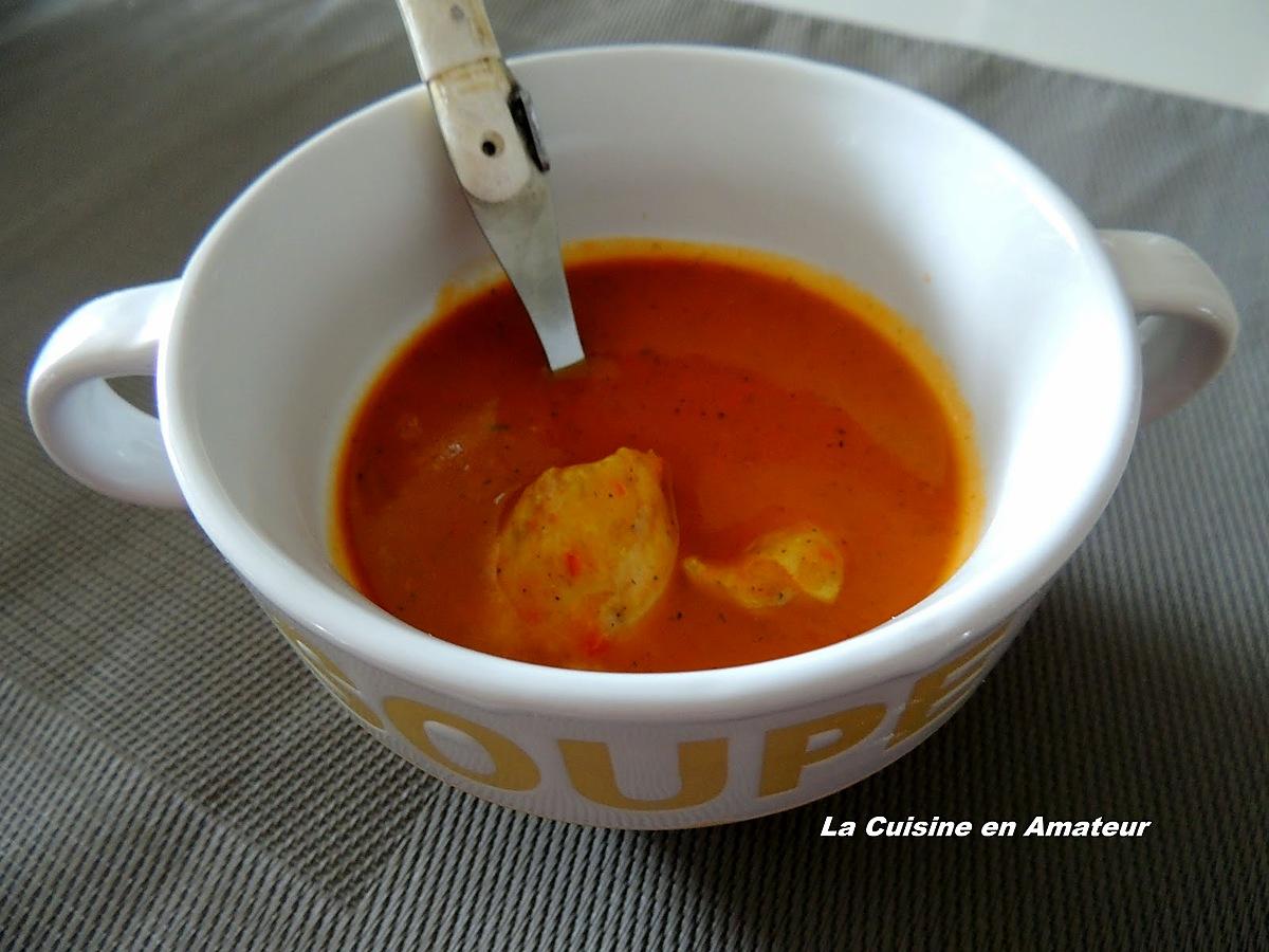 recette Soupe aux poivrons