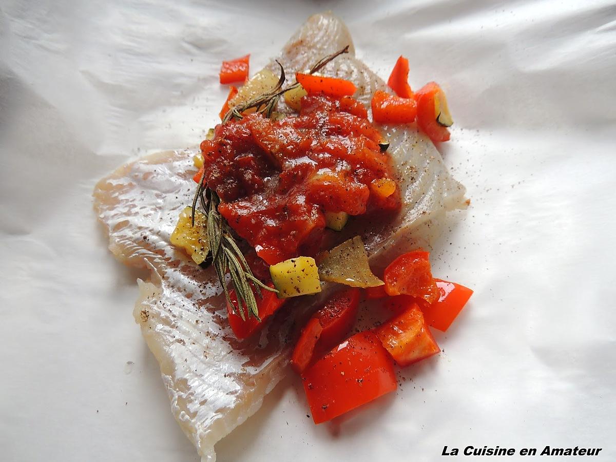 recette Lieu noir en papillote de Jean