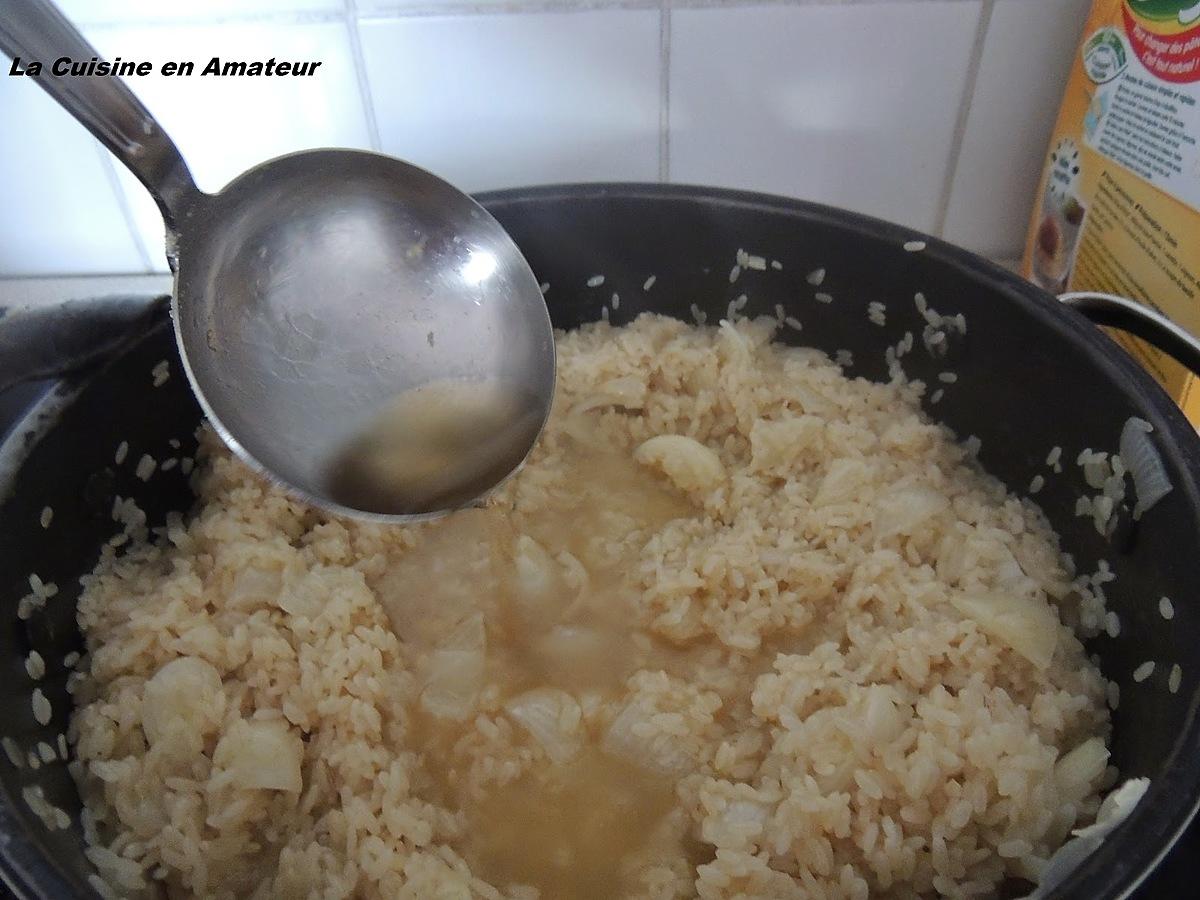 recette Risotto au chorizo et lard