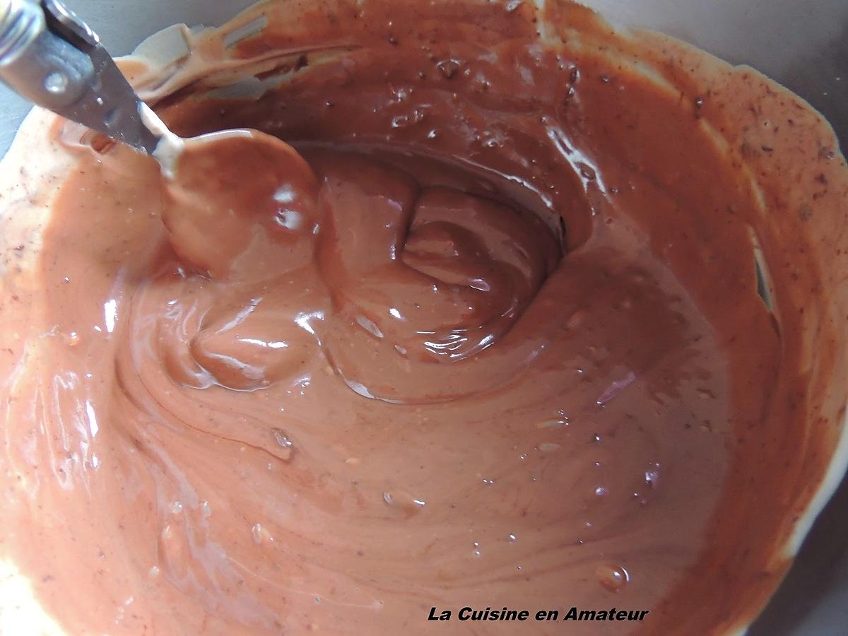 recette Bûche chocolat, mascarpone, griottes