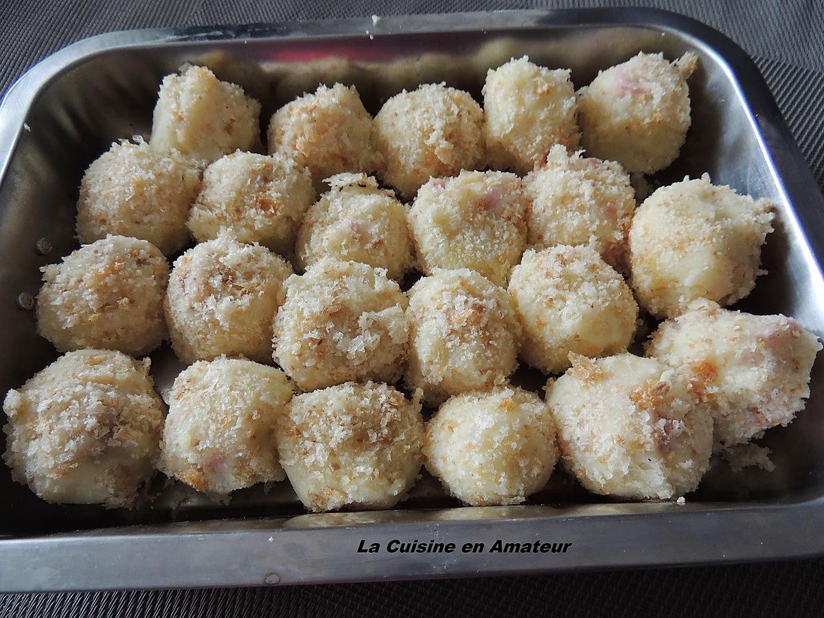 recette Croquettes de purée et jambon