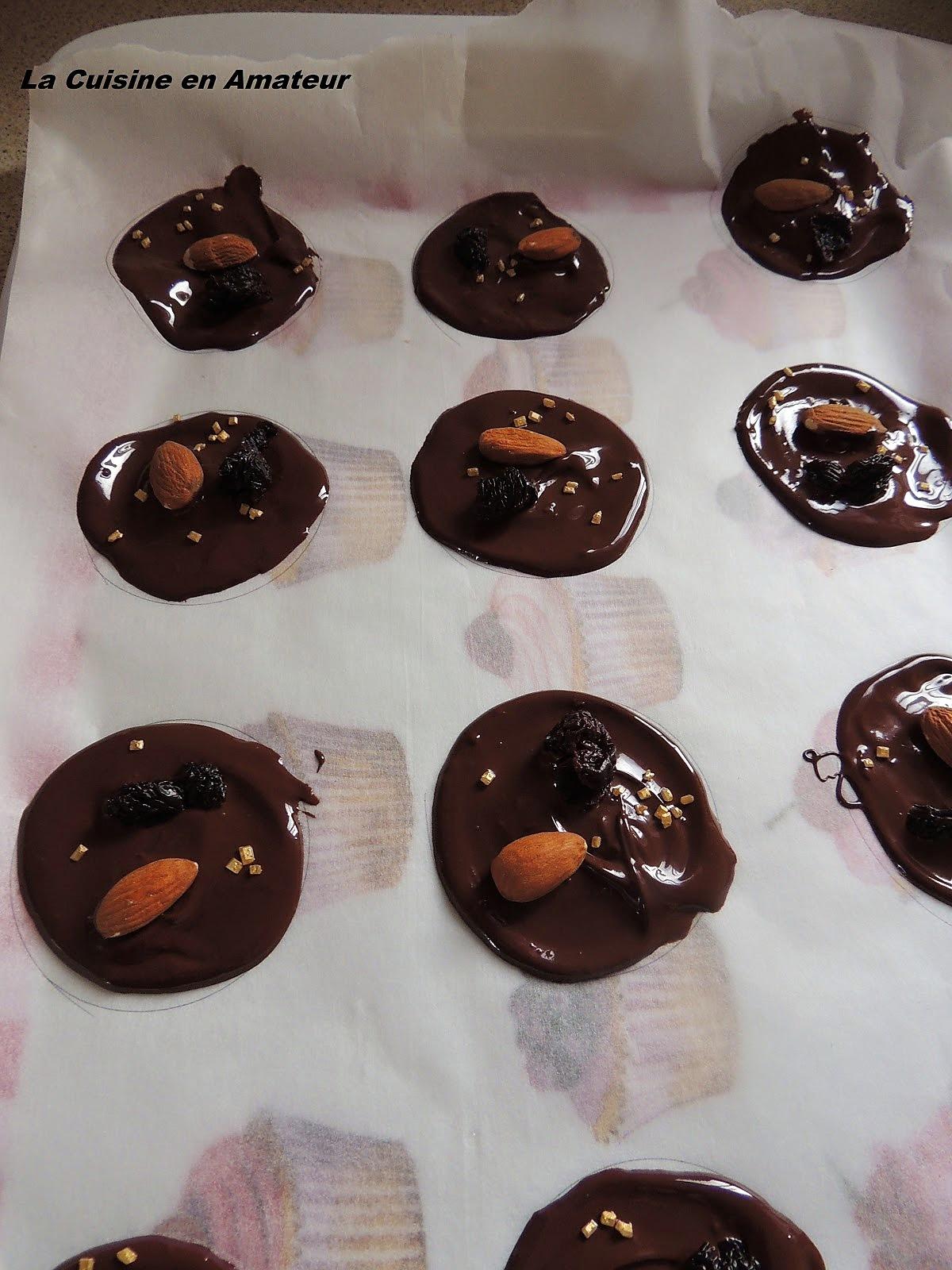 recette Les mendiants chocolat blanc et chocolat noir