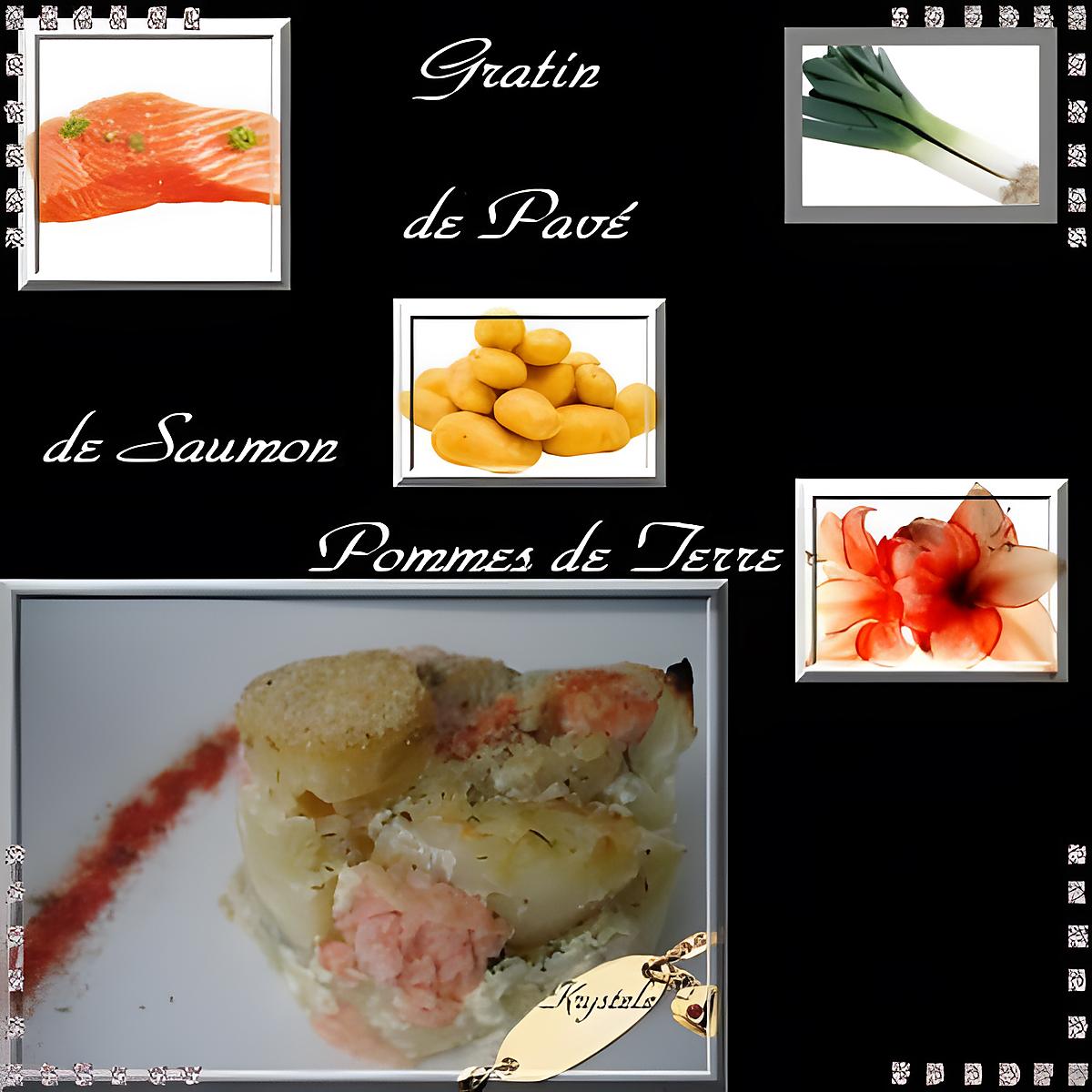 recette gratin de saumon