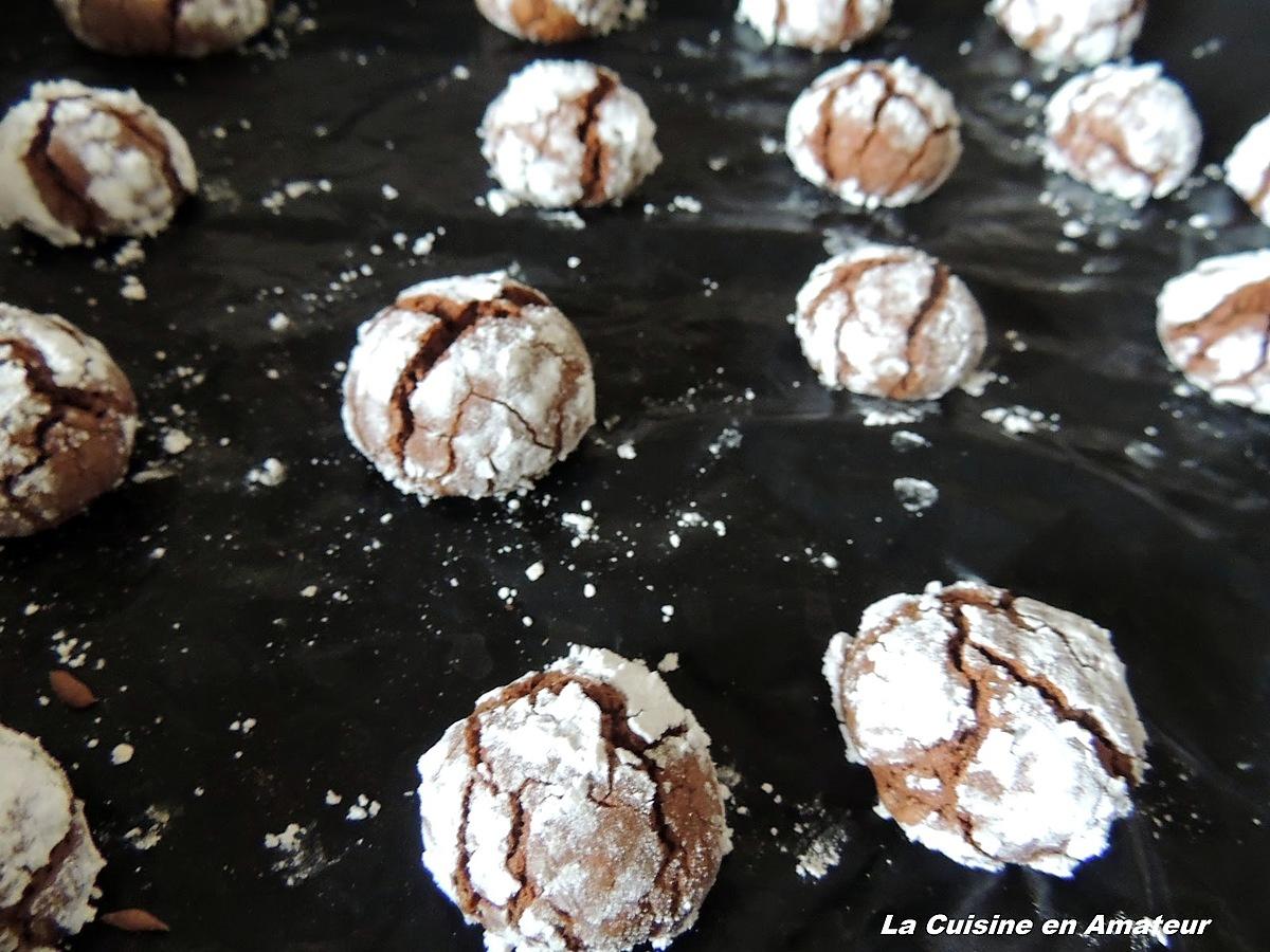 recette Crinkles au chocolat