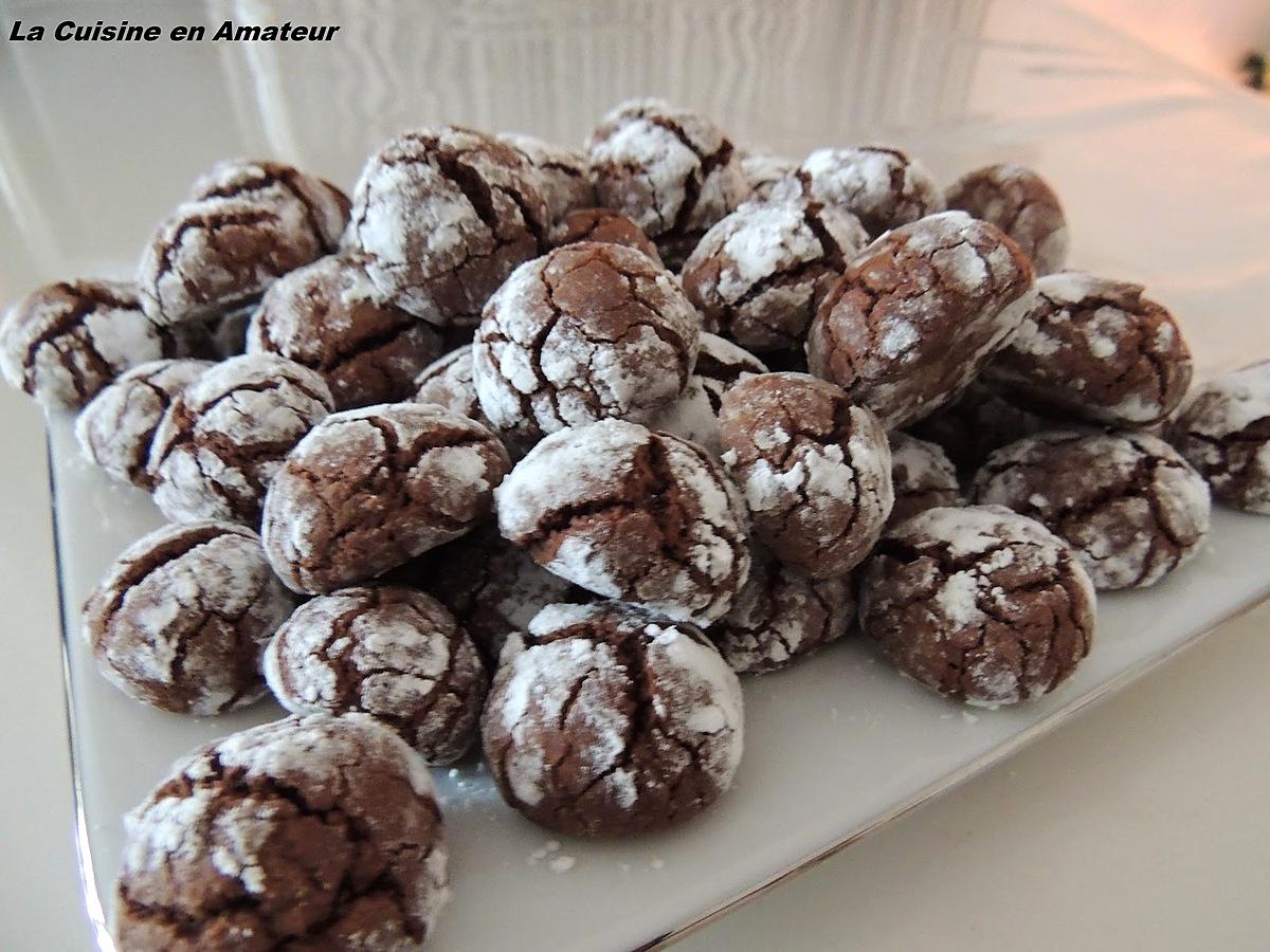 recette Crinkles au chocolat