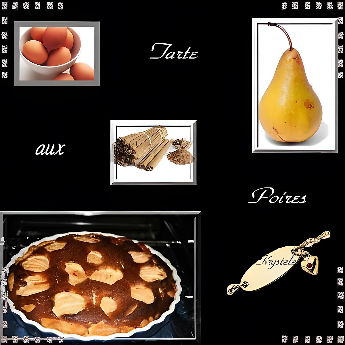 recette tarte aux poires