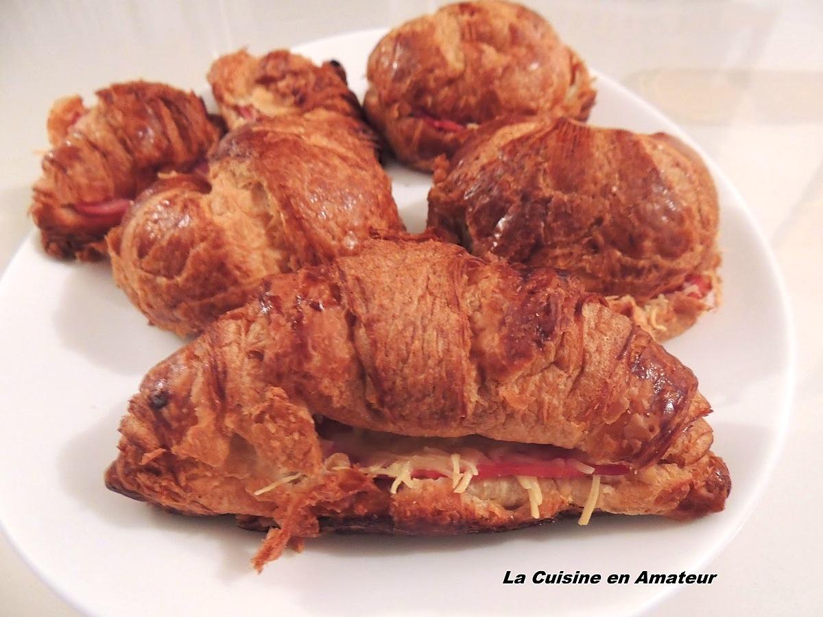 recette Croissants jambon fromage