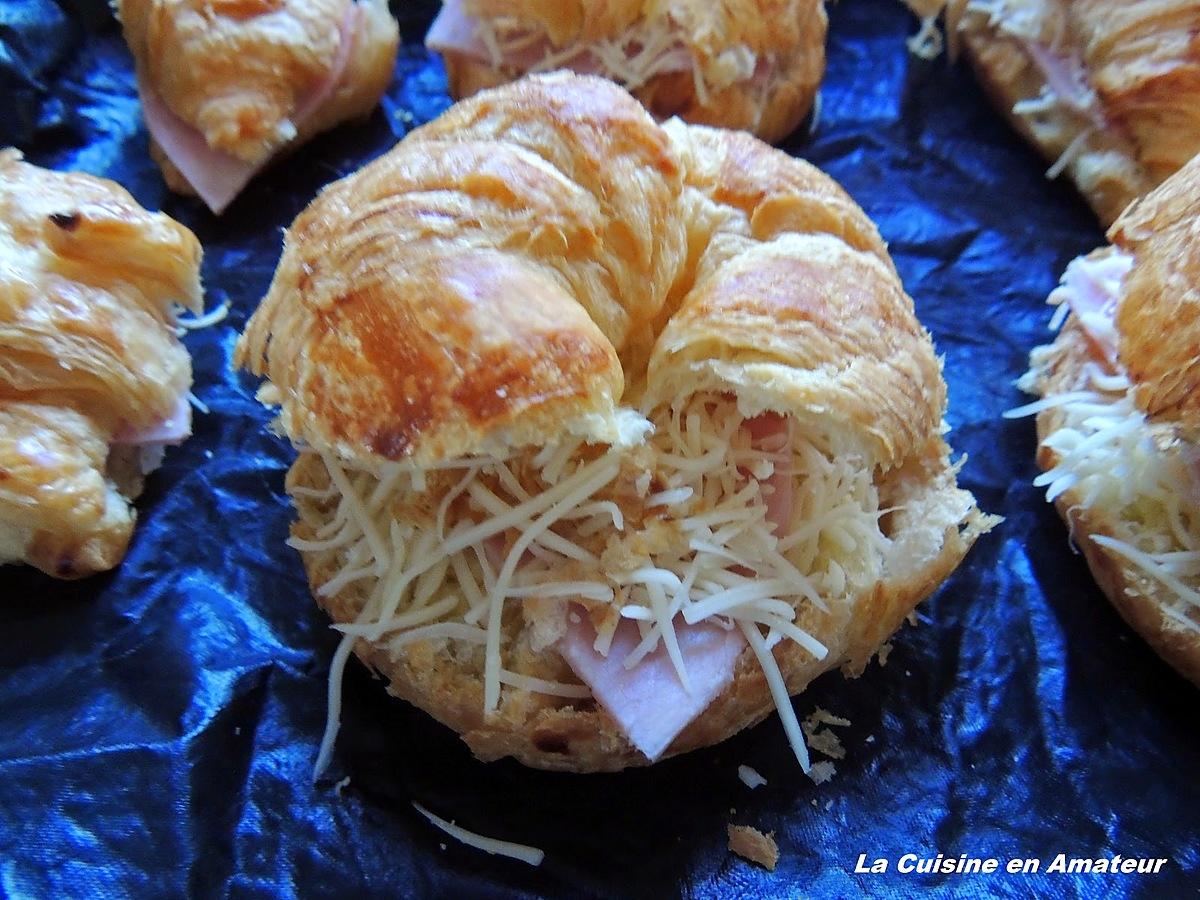 recette Croissants jambon fromage