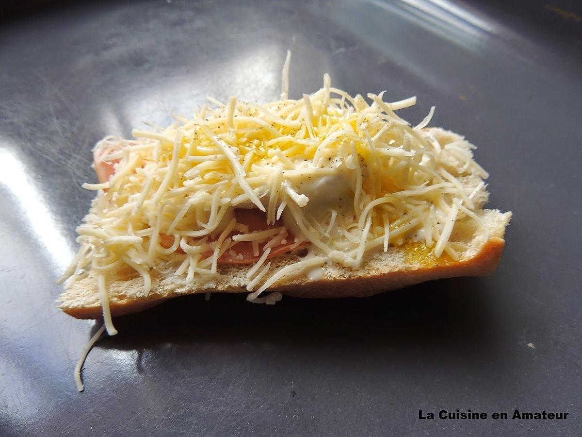 recette Tartine aux 4 fromages