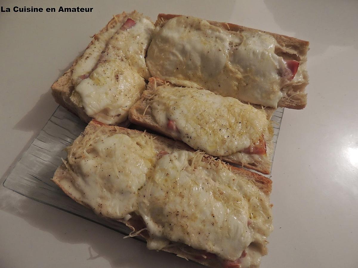 recette Tartine aux 4 fromages