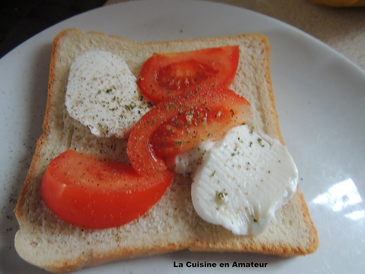 recette Croque tomate