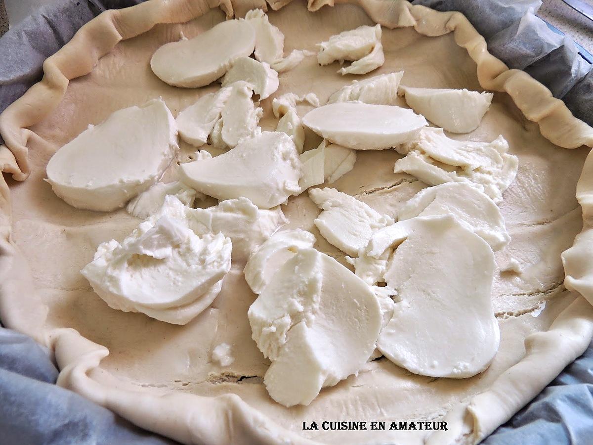 recette Tarte endive et mozzarella