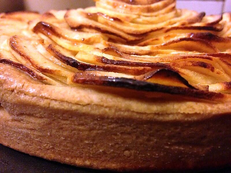 recette Tarte aux pommes - rosace