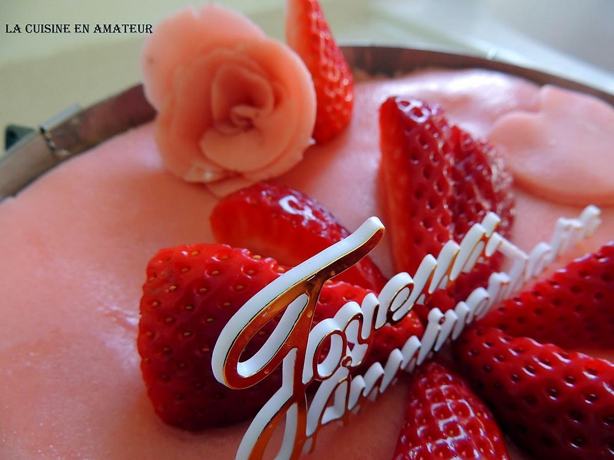 recette Fraisier pour les 15 ans de mon dernier