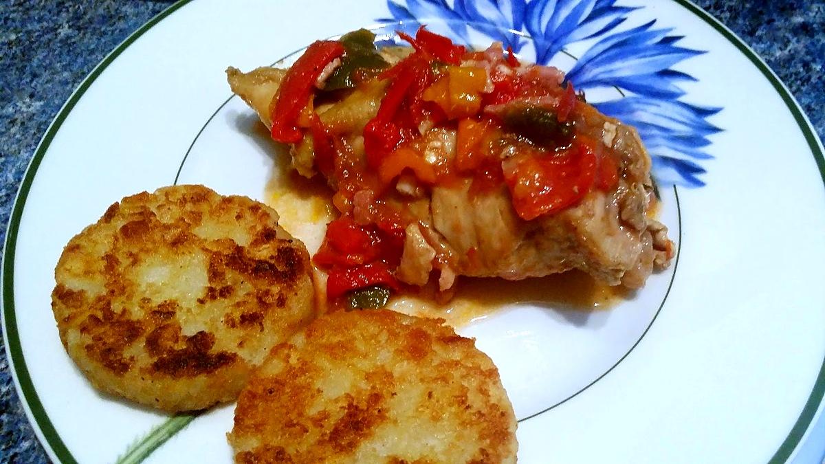 recette Poulet basquaise