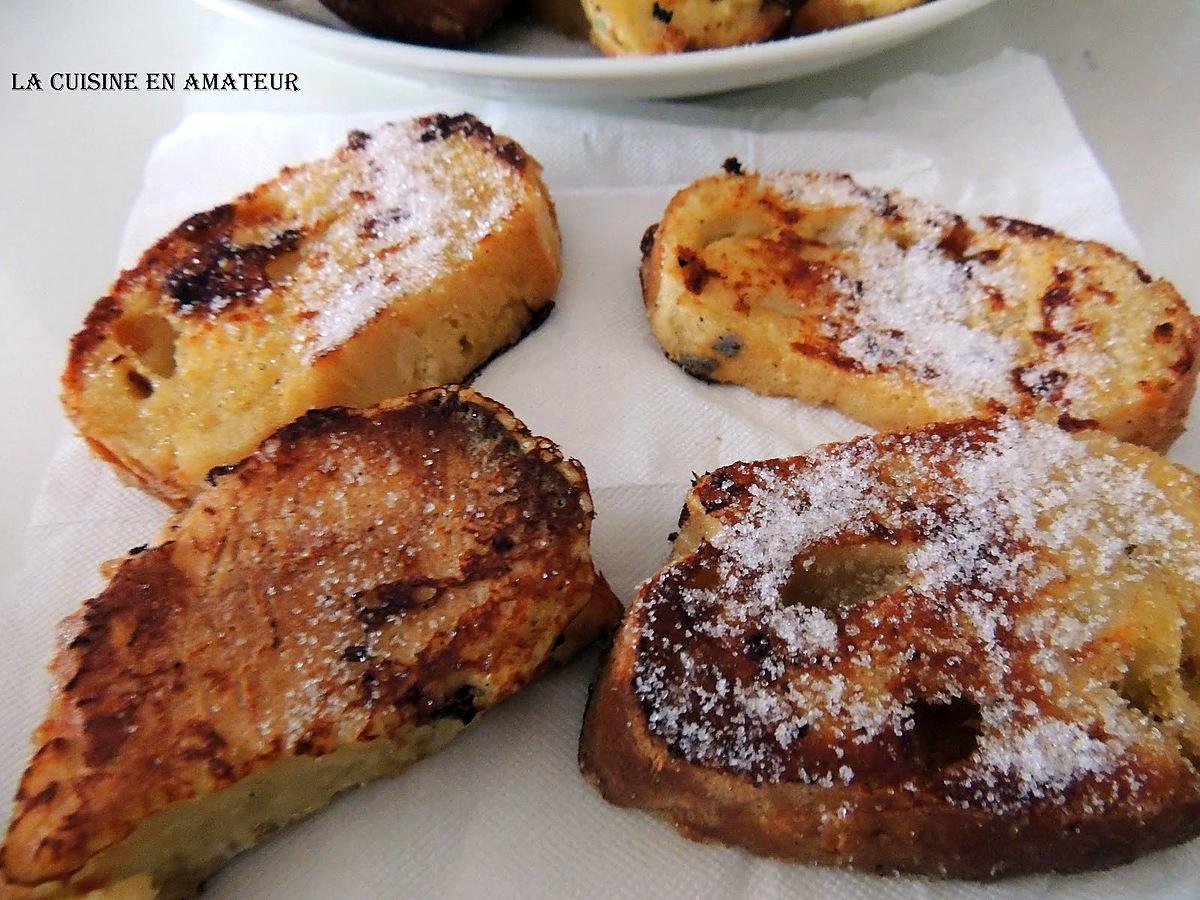 recette Pain perdu cannelle et rhum