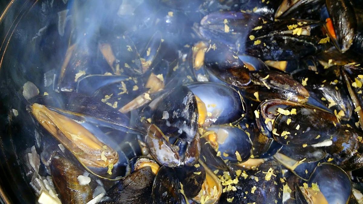 recette Moules à la crème