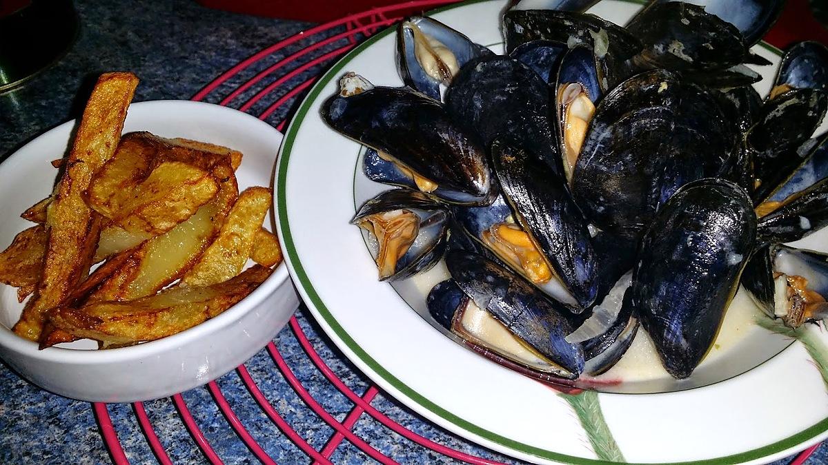 recette Moules à la crème