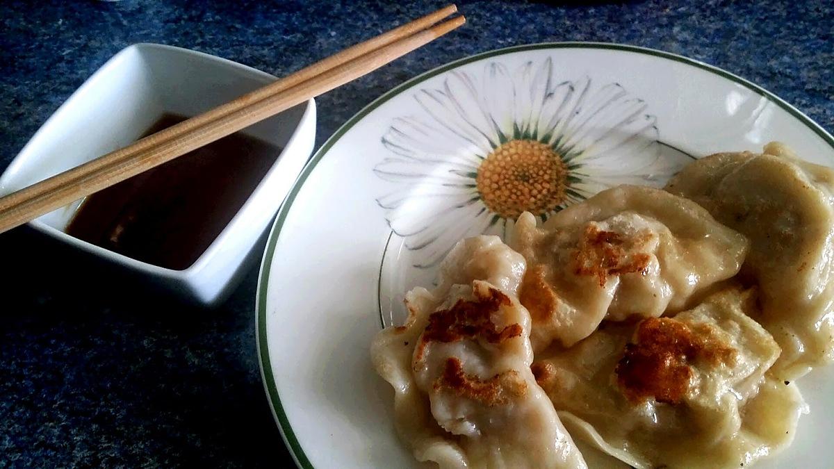 recette Raviolis chinois au porc et au poireau