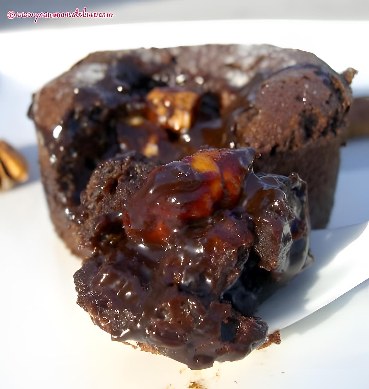 recette Coulant au chocolat aux noix de pécan