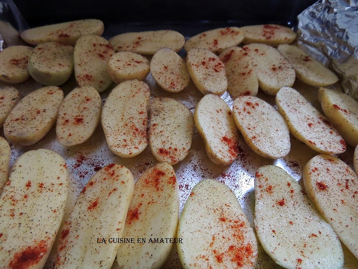 recette Pommes de terre paprika au four et sauce ciboulette