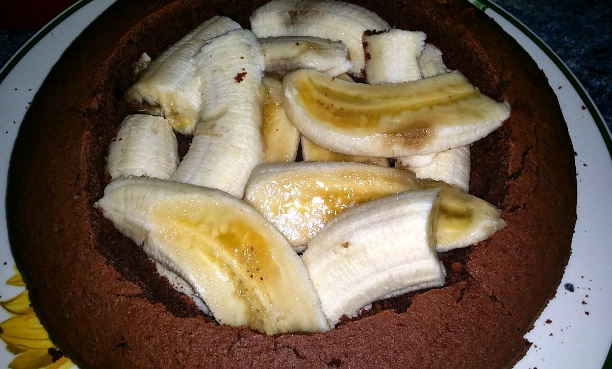 recette Gateau chocolat bananes - Maulwurfkuchen