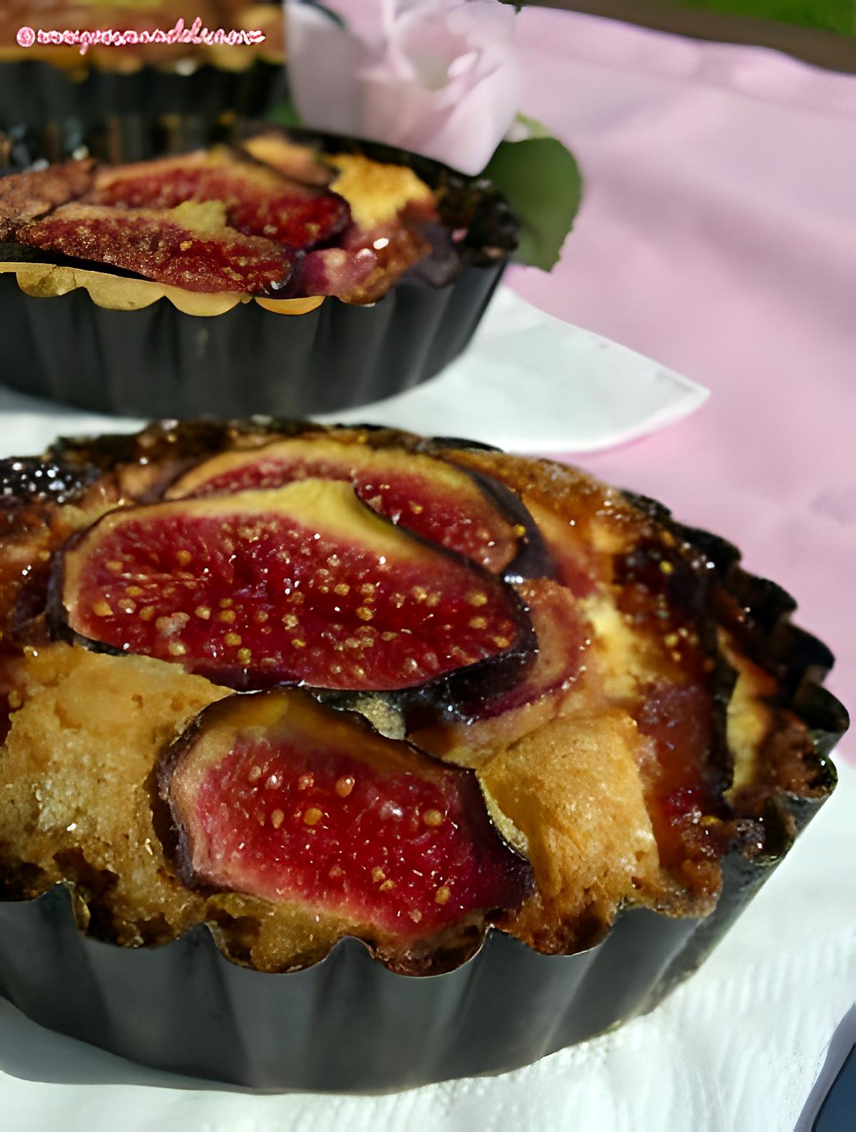 recette Tartelettes aux figues à la crème d'amande