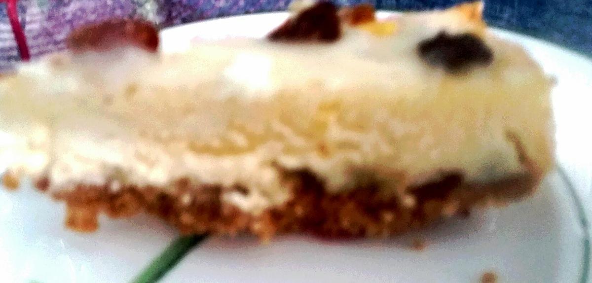 recette Cheesecake avec Philadelphia et raisins secs - Pasca