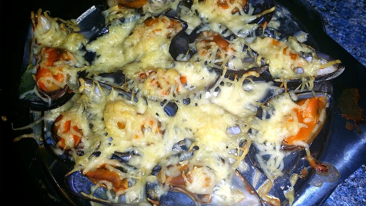 recette Moules farcies et gratinées