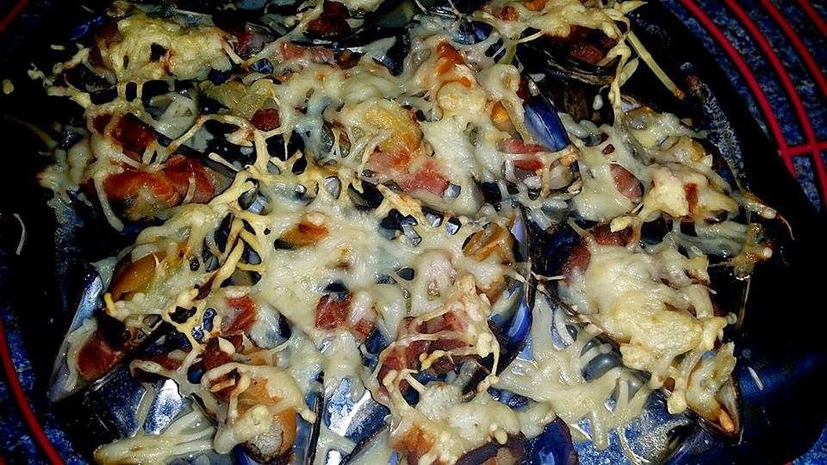 recette Moules farcies et gratinées