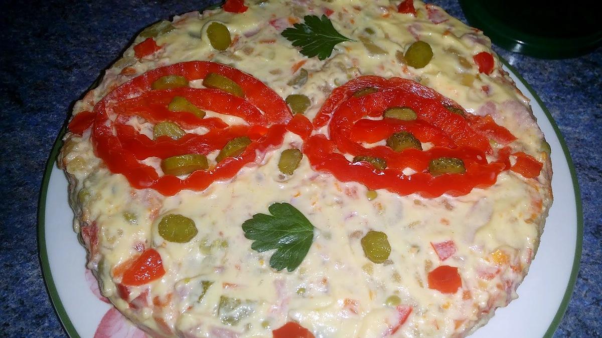 recette Salade russe - « Salade Olivier »