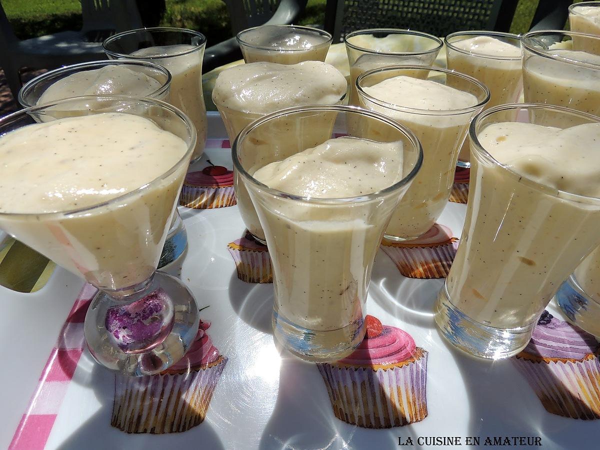 recette Mousse vanillée au mascarpone