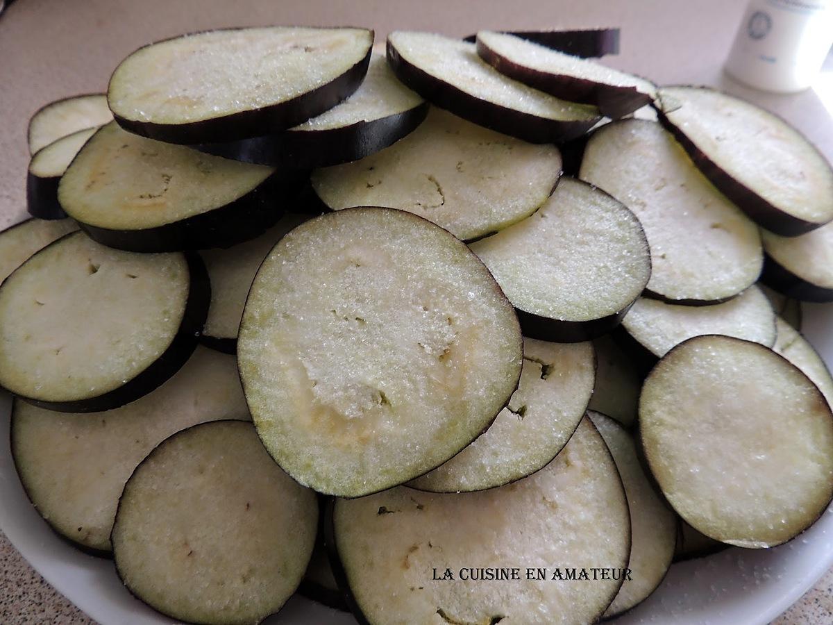 recette Gratin d'aubergines et viande